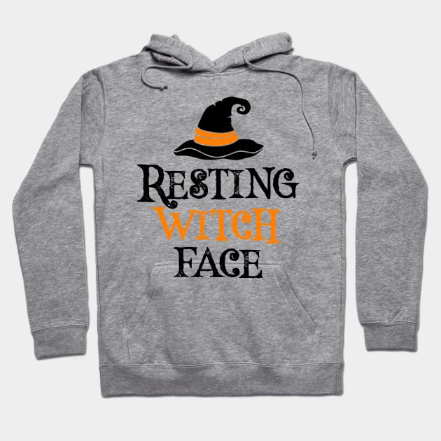 "Resting Witch Face" Halloween Design Hoodie by RJCatch